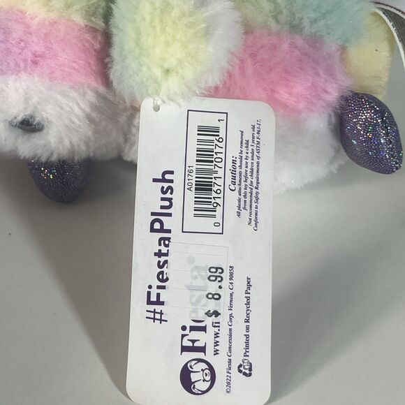 Pastel Rainbow Penguin Stuffed Animal Toy NWT - Picture 9 of 11